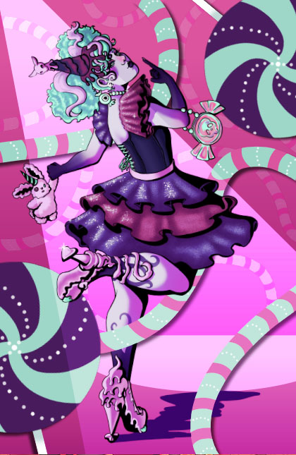 Illustration of Twyla from Monster High